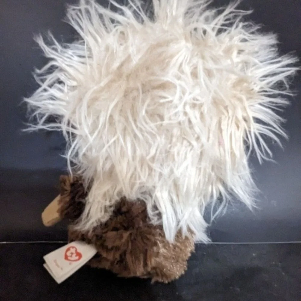 Ty Frizzys Zinger Brown Tan Monster Plush Stuffed‎ Animal 6 inch 2014 37130